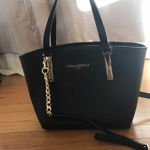 Karl Lagerfeld black Small Tote